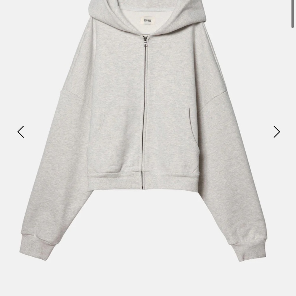 L Elwood Zip Rectangle Hoodie